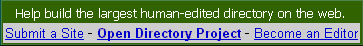 Help build the largest human-edited');
document.write('directory on the web